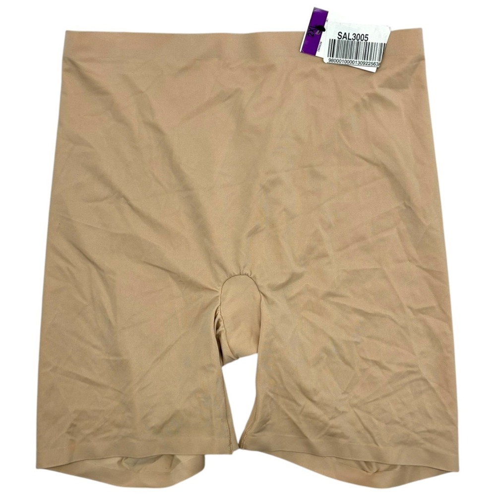 Maidenform Cover Your Bases High Waist Smoothing Short Nude 2XL Seamless